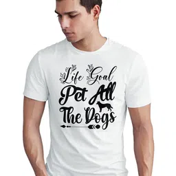 Seekbuylove Typography Printed Round Neck Bio Finish Pure Cotton T-shirt image 3