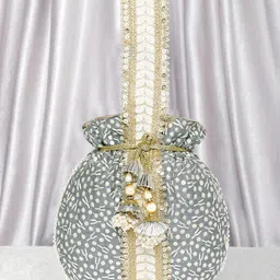 Peora Embellished Potli Clutch image 1