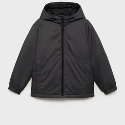 Mango Kids Boys Water Resistant Longline Puffer Jacket image 3
