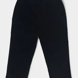 Mi Arcus Unisex Cotton Solid Trouser Navy Blue-picture-14