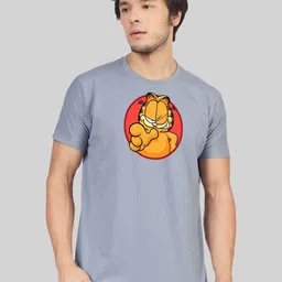 Greylongg Men Yorksteadd 2076 Graphic Garfield Printed T-shirt-image-56