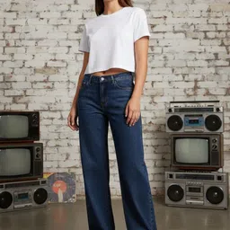 Flying Girls Women Comfort High-Rise Stretchable Jeans-picture-56