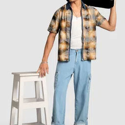 Beyoung Men Classic Checked Casual Shirt image 4