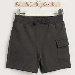 Juniors by Babyshop Boys Solid Mid-Rise Regular Fit Shorts-image-29