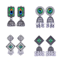 VIVASTRI Women Gold-Plated Alloy Earrings-image-51