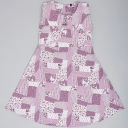 we11 Girls Conversational Print Chiffon A-Line Dress-picture-13