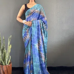 all about you Printed Organza Saree-picture-15