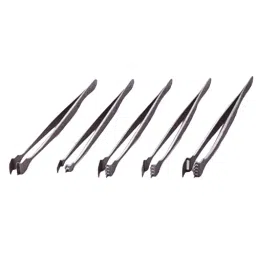 AS ONE Flat Tweezers 125 mm, No.4WFG-image-21