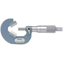 Mitutoyo 10-25mm Ratchet Stop V-Anvil Micrometer for 3 Flutes Cutting Head 114-102-image-59