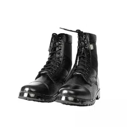 Kalibar Steel Toe Para Commando Army Shoes TPR Sole UK 8 Black-picture-29
