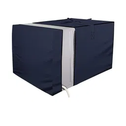 Stylista Blue Solid Waterproof Air Conditioner Covers-picture-23