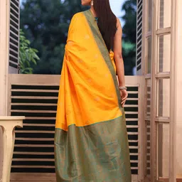 Mitera Woven Design Zari Banarasi Saree image 3