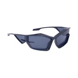 SPADEACES Unisex Black Lens & Black Sports Sunglasses with image 2