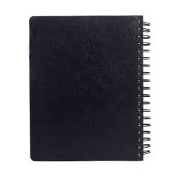 Saya 5 Subject Premium Wiro Notebook Black 300 Pages Single Ruled 70 GSM Paper B5 Size for Office & Collage Use, SY-1102 image 2