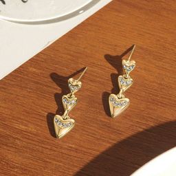 Accessorize Heart Shaped Drop Earrings-picture-31