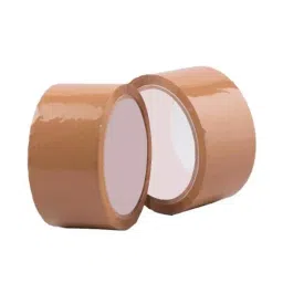 Jagdish BOPP Self-Adhesive Packaging Tape 50 m Length 38-45 Microns Thickness Brown image 2