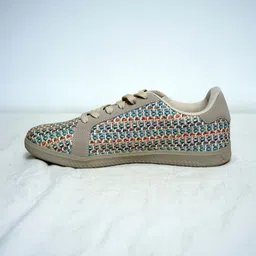 OMIZOO Women Woven Design PU Sneakers-picture-21