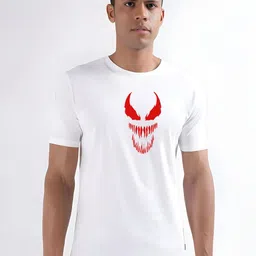 KAIDO Graphic Printed Round Neck Cotton T-shirt-picture-34