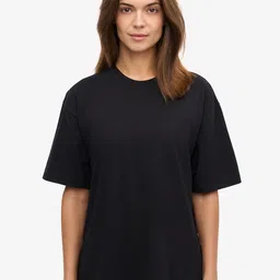 URBANICE Round Neck Drop-Shoulder Sleeves Oversized Cotton T-shirt-picture-33