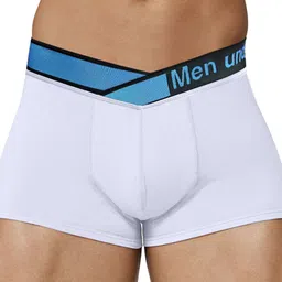 PUMP CLUB Printed Mid Rise Ultra Soft ModalTrunk ART2577-White-M-White image 3