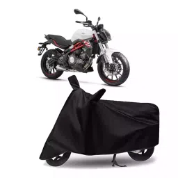 Auto Pearl Bike Cover for Benelli 302 S (Black)-picture-15