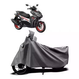 Auto Pearl Two Wheeler Cover with Bag for Yamaha Aerox 155 Maxi BS6, Silver-picture-10