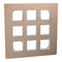 schneider electric Schneider 18M Grid & 18M Cover Frame Miluz ZeTa Bronze 18 Modules, MZCP18M_BZ-picture-13