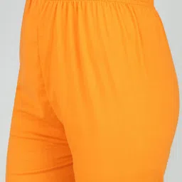 PAAVKI Pack Of 2 Pure Cotton Mid-Rise Slim-Fit 2-Way Stretchable Ankle-Length Leggings image 2