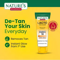 natures essence Nature's Essence Daily De-Tan Lacto Tan Clear 100 g image 3