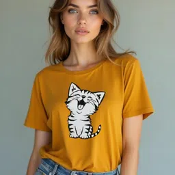 DressBerry Women Graphic Printed Round Neck T-shirt-picture-41