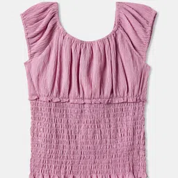 R&B Girls Cotton Short Sleeves Round Neck Top-picture-24