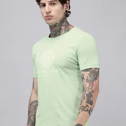 U.S. Polo Assn. Brand Logo Printed Pure Cotton Slim Fit T-shirt image 2