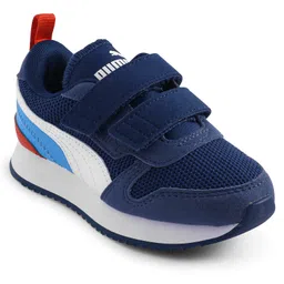 PUMA Casual Shoes with Velcro Closure & Brand Text Print - Navy Blue-image-51