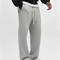 dockstreet Men Striped Grey Track Pants-picture-14