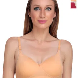 Liigne Pack Of 2 Full Coverage Non Padded Everyday Bra With All Day Comfort-picture-21