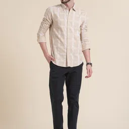 Hallstatt Life Men Windowpane Checks Checked Casual Shirt-picture-30