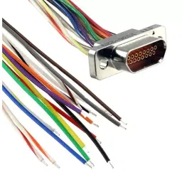 ITT CANNON Micro D Cable Assemblies CABLE ASSEMBLY, 15P, RCPT-FREE END, 36", MDM-15SH006B-A174-F222-picture-37