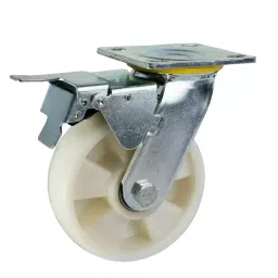 MUVALL Castor Wheel Nylon Brake Type 200x50 mm Wheel Size, MFTP B 200 50 NYB-image-4