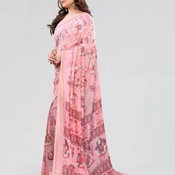 Moda Rapido Floral Printed Saree image 5