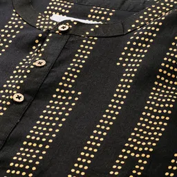 Anouk Men Pure Cotton Geometric Printed Kurta image 3