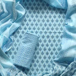 Khatri Creations Elegance Floral Printed Pure Cotton Unstitched Dress Material-picture-18