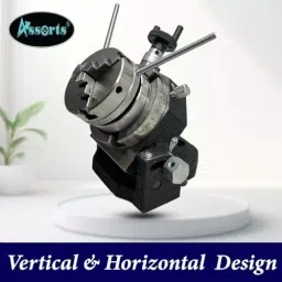 Assorts Tilting Rotary Table 80 mm (3 Inch) 3 Slots M14x1 65 mm Self Centering Chuck 3 Jaws image 5