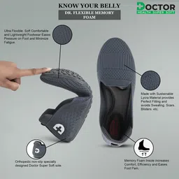 DOCTOR HEALTH SUPER SOFT Women Textured High-Top Slip-On Sneakers image 4