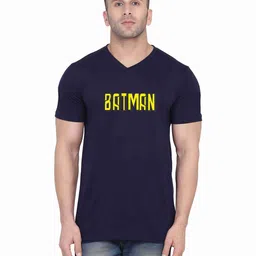 BEYOU FASHION Typography Printed V-Neck Short Regular Fit Casual T-Shirt-picture-44