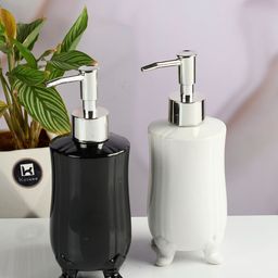 Kookee Black & White Ceramic Soap Dispenser-picture-29