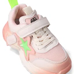 Oh! Pair Sneakers Shoes with Velcro Closure -Pink image 3