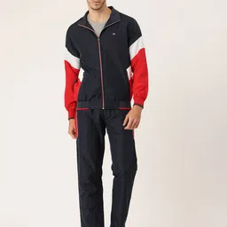 Monte Carlo Men Mock Collar Colourblocked Tracksuit-picture-15