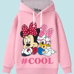 YK Disney Girls Printed Hooded Sweatshirt-picture-14