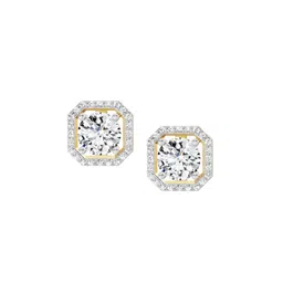 Sparkles Lab Grown Diamond 1.19 Carat Round Halo Stud Earrings for Women-picture-19