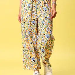 V-Mart Women Floral Printed Palazzos-picture-31